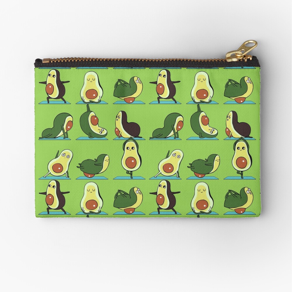 Avocado Yoga Zipper Pouch