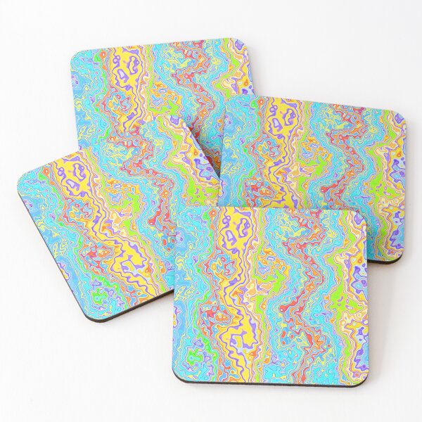 Item preview, Abstract color streams designed and sold by blackhalt.