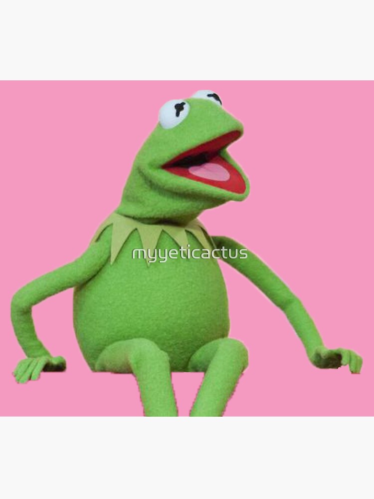 Thumbnail 3 of 3, Sticker, Kermit The Frog designed and sold by myyeticactus.