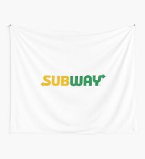 Subway New Logo Wall Tapestry