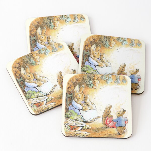 Item preview, Benjamin Bunny at Home - Beatrix Potter designed and sold by forgottenbeauty.