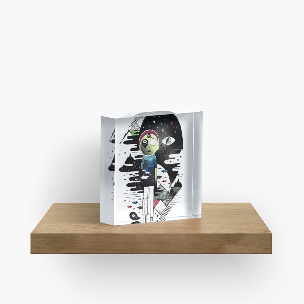 Inner Dimensional Morty Acrylic Block