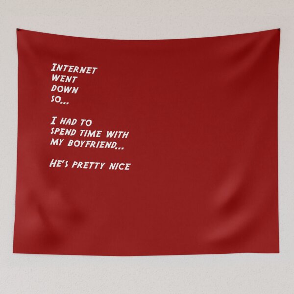Item preview, Internet Went Down (RED) designed and sold by Tracie J.