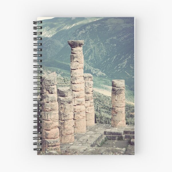 Item preview, Delphi Archaeological Site; Temple of Apollo and Temple of Athena in the background, Greece designed and sold by distracted.