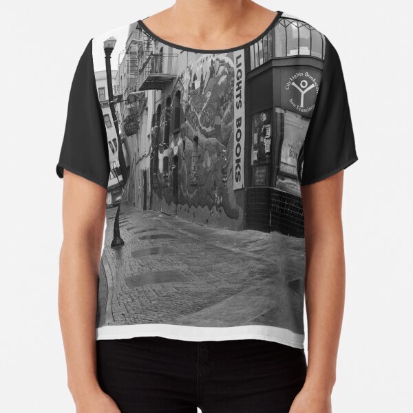 Jack Kerouac Alley Chiffon Top
