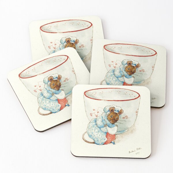 Item preview, Mouse Curtsies - Beatrix Potter designed and sold by forgottenbeauty.
