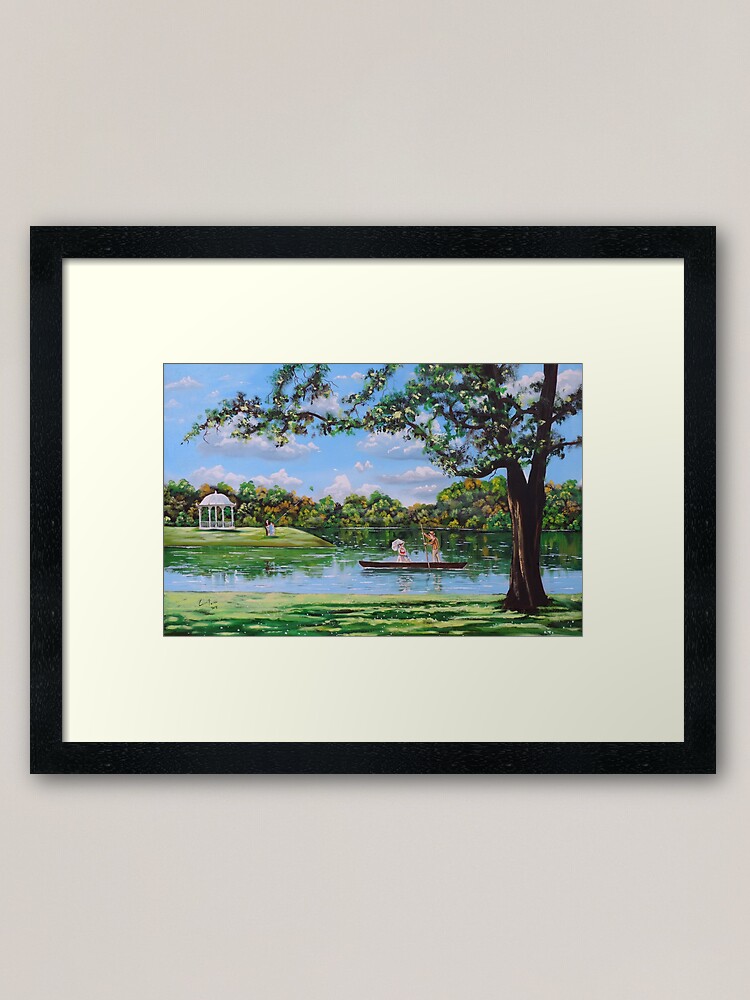 Alternate view of Mary Poppins in the park Framed Art Print