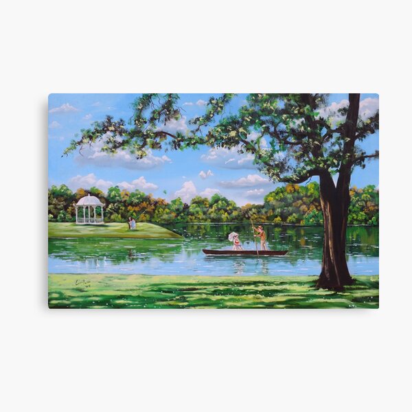 Mary Poppins in the park Canvas Print