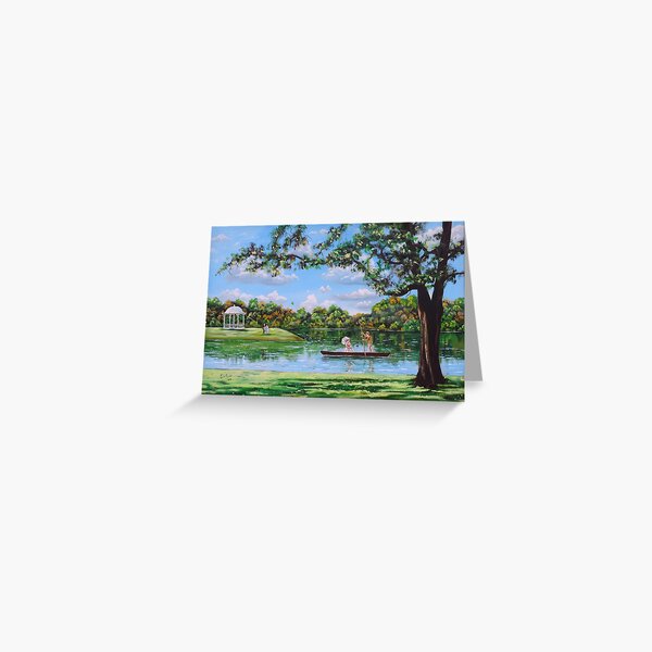 Mary Poppins in the park Greeting Card