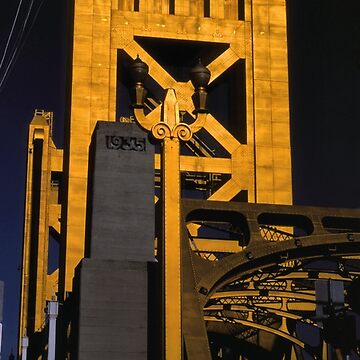 Artwork thumbnail, Tower Bridge, Sacramento by Rodney Johnson
