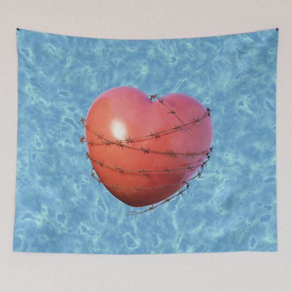 Item preview, Barb Wire Heart designed and sold by PopAlien.