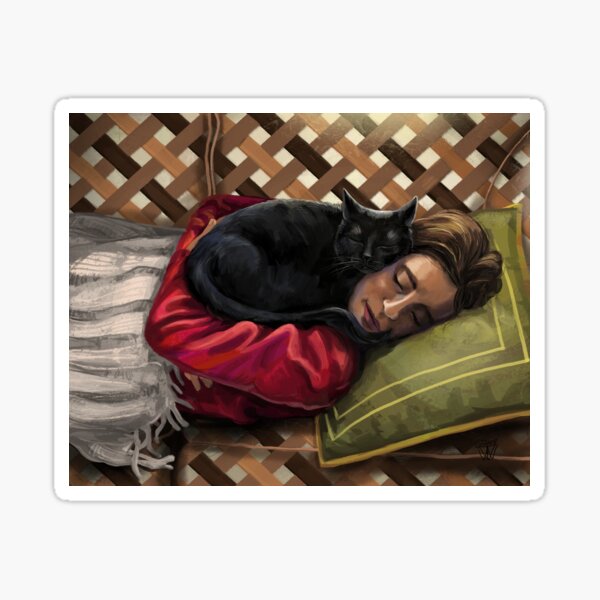A Portrait of Lou and Lou's Human Sticker
