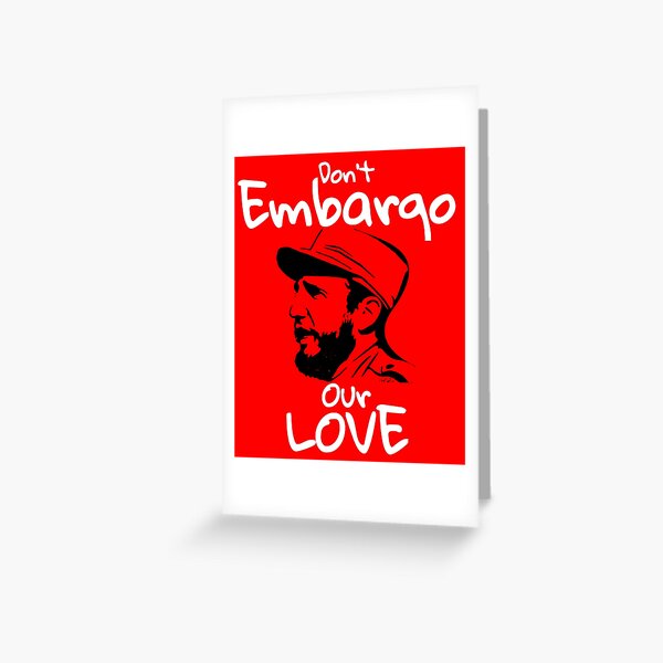 A Very Communist Valentine Castro Greeting Card