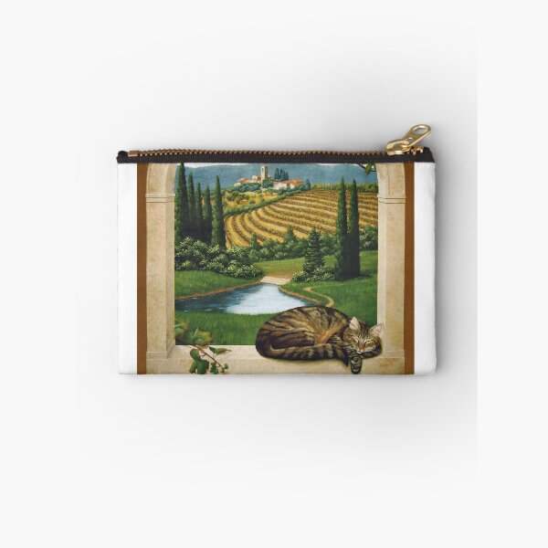Item preview, Tuscany Scene with Sleeping Cat designed and sold by JeffRaum.