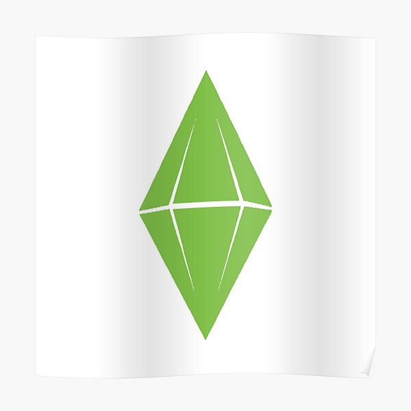 Sims 4 Plumbob Poster For Sale By Emilywerfel Redbubble