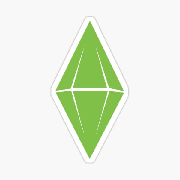 Sims 4 Plumbob Sticker For Sale By Emilywerfel Redbubble