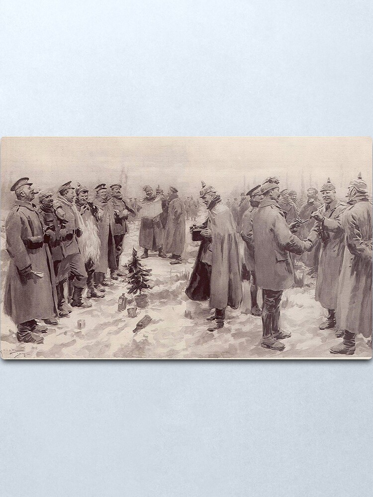 Alternate view of Christmas Truce, 1914 Metal Print