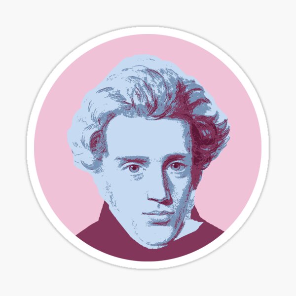 Soren Kierkegaard Sticker