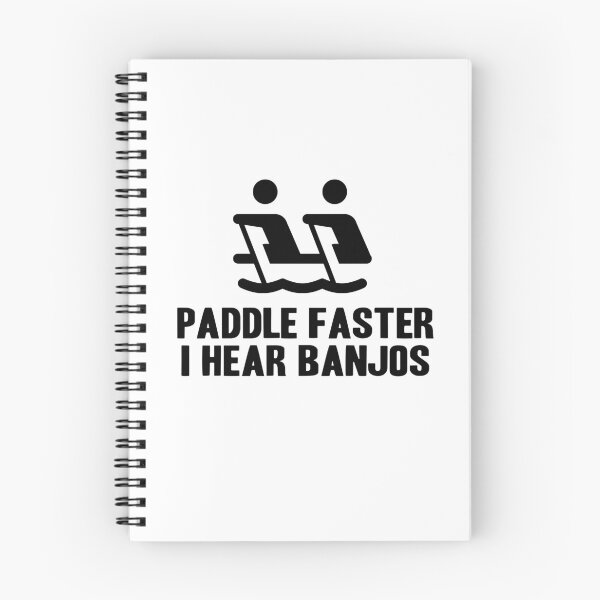Item preview, PADDLE FASTER I HEAR BANJOS! FUNNY CANOE GIFT IDEA designed and sold by JamesandLuis.