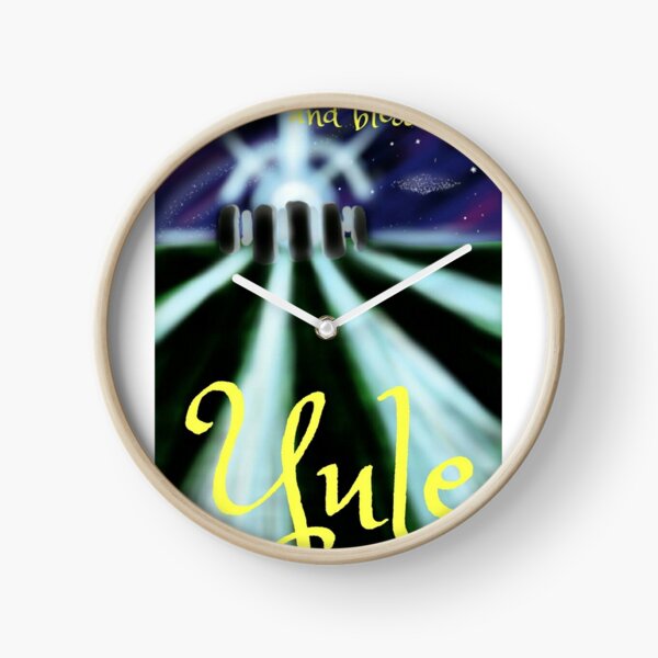 Happy and blessed Yule Clock