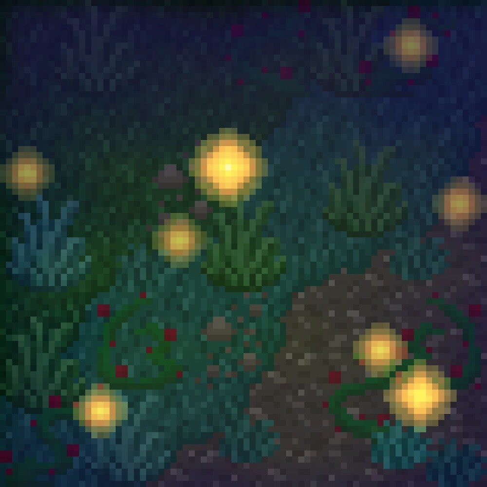 firefly in pixel graphics by dinchensart redbubble