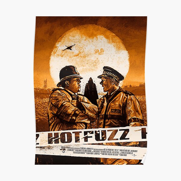 Hot Fuzz (Orange) Poster