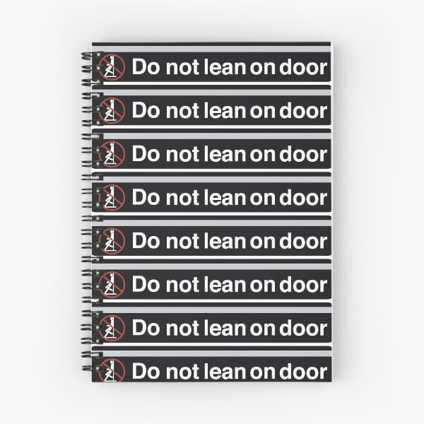 Item preview, Do not lean on door designed and sold by Tom-Orrow.