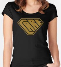 Care SuperEmpowered (Gold) Women's Fitted Scoop T-Shirt