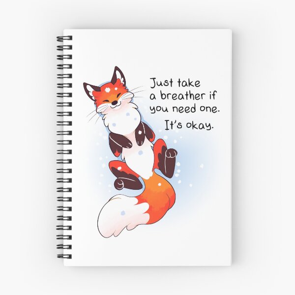 Item preview, "Just Take a Breather If You Need One" Snowy Fox designed and sold by thelatestkate.