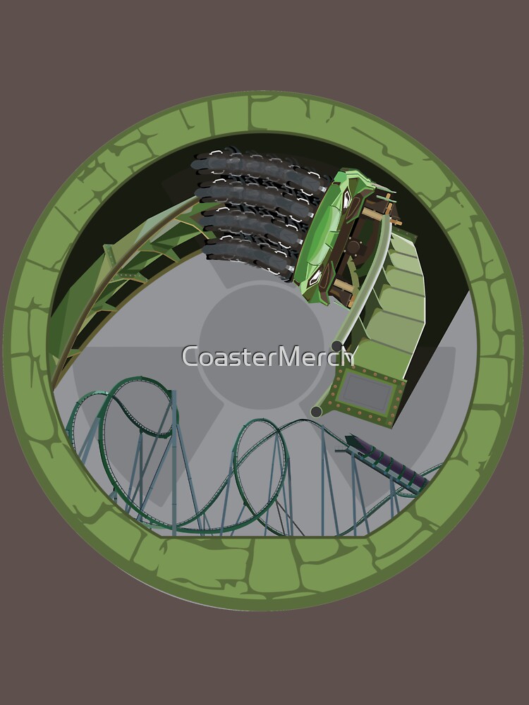 Hulkcoaster Islands of Adventure - B&M Launch Coaster Design by CoasterMerch