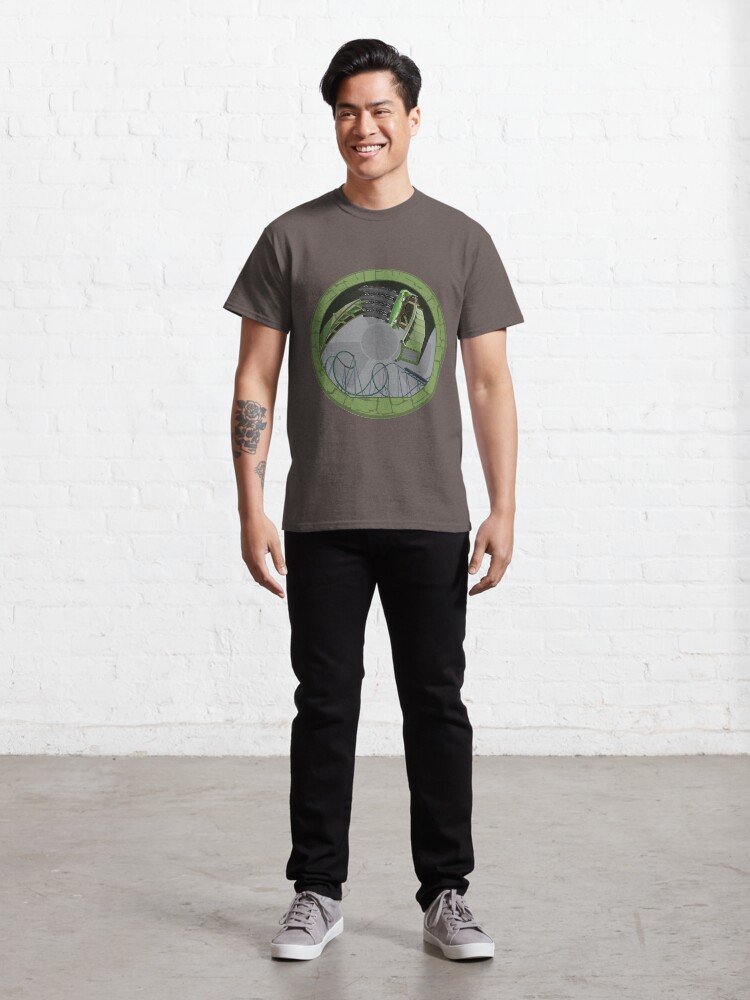 Alternate view of Hulkcoaster Islands of Adventure - B&M Launch Coaster Design Classic T-Shirt
