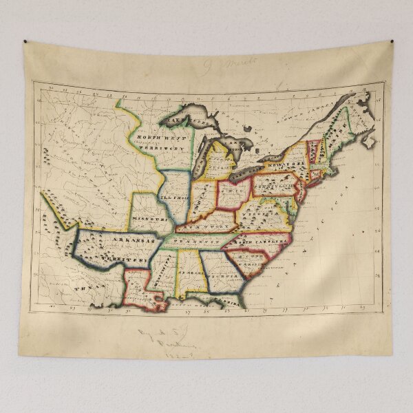 Item preview, Map of the United States (circa 1819-1824) designed and sold by allhistory.