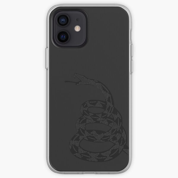 Gadsden Snake - Black Out Funda blanda para iPhone