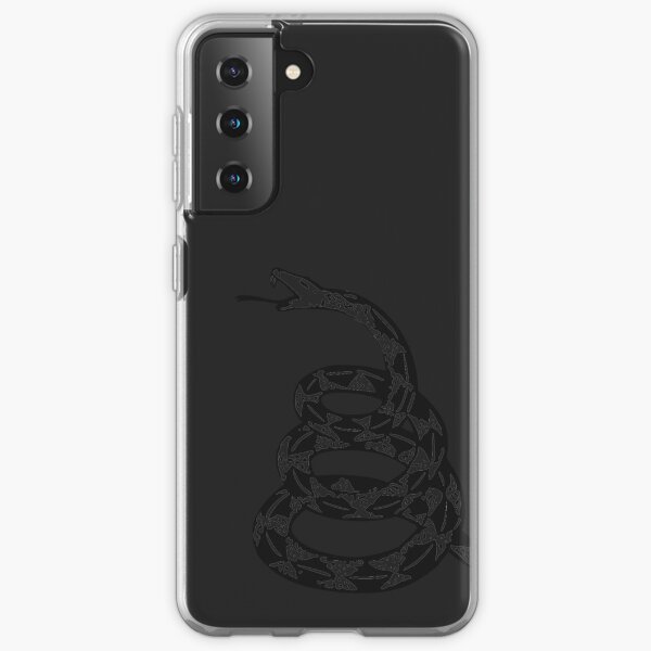 Gadsden Snake - Black Out Samsung Galaxy Soft Case