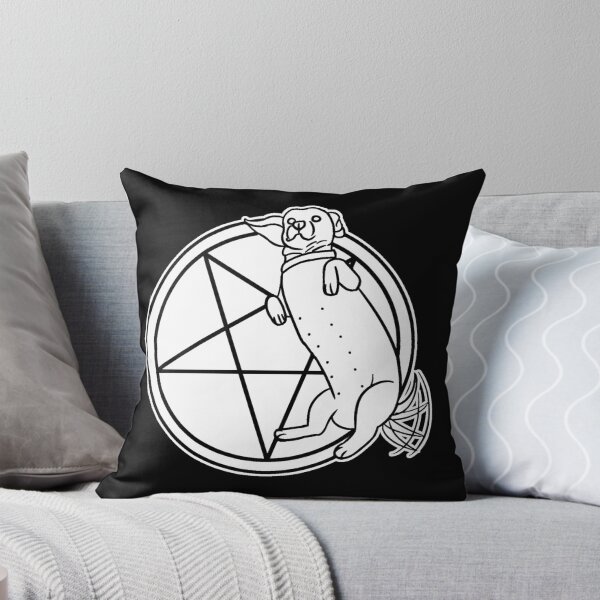 Item preview, Satanic dog (white) designed and sold by HalsMaze.
