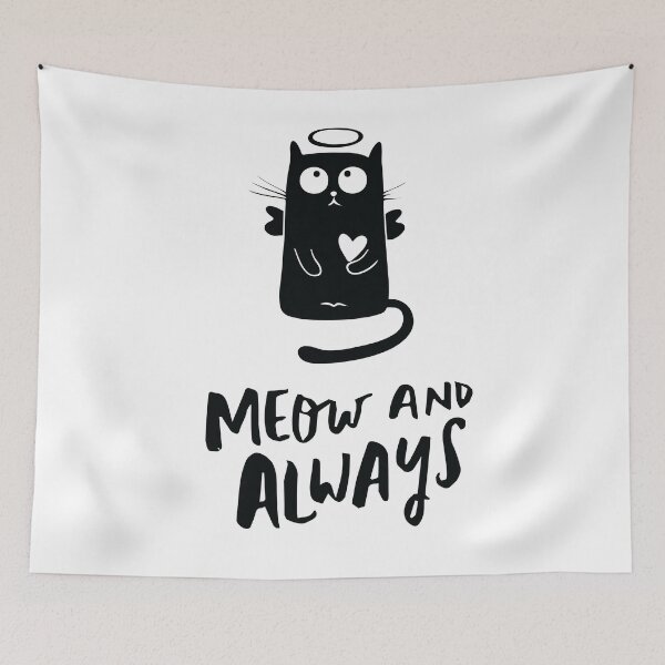 Item preview, Meow and Always designed and sold by BokeeLee.