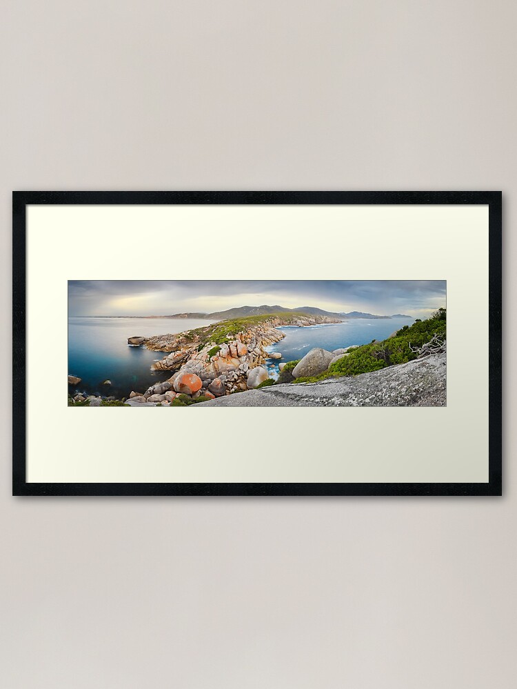 Alternate view of Tongue Point, Wilsons Promontory, Victoria, Australia Framed Art Print