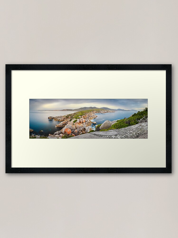 Alternate view of Tongue Point, Wilsons Promontory, Victoria, Australia Framed Art Print