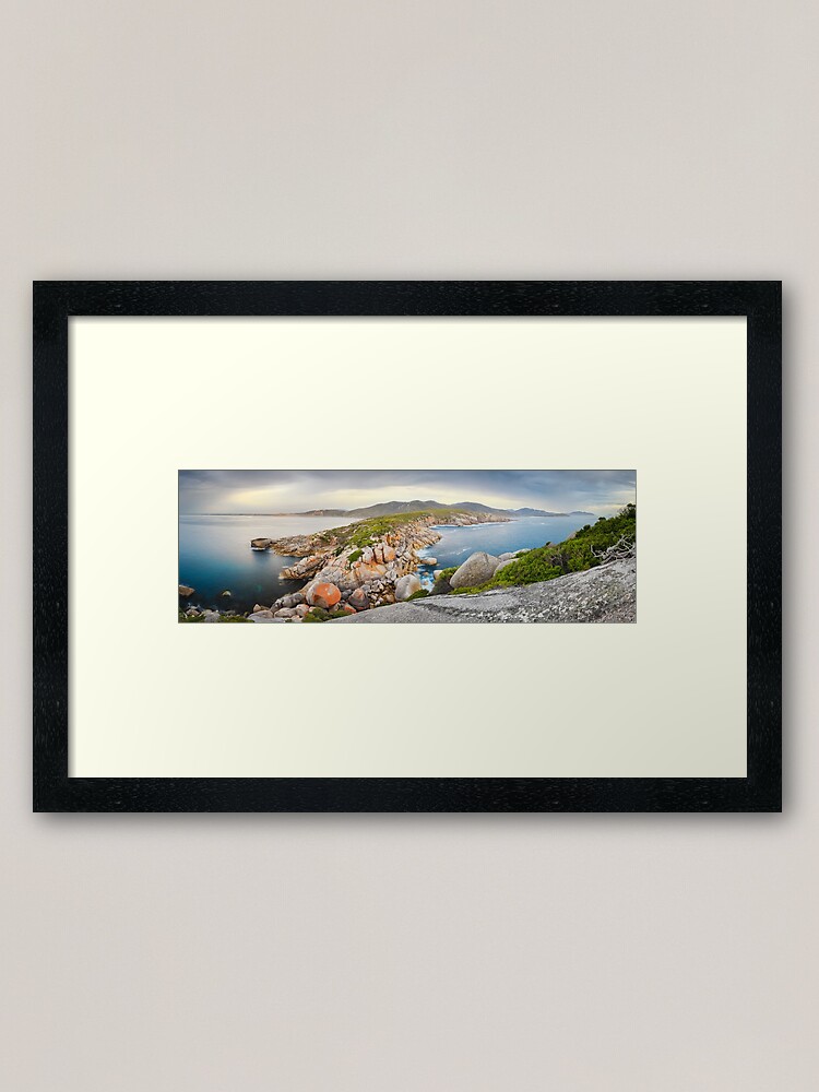 Alternate view of Tongue Point, Wilsons Promontory, Victoria, Australia Framed Art Print