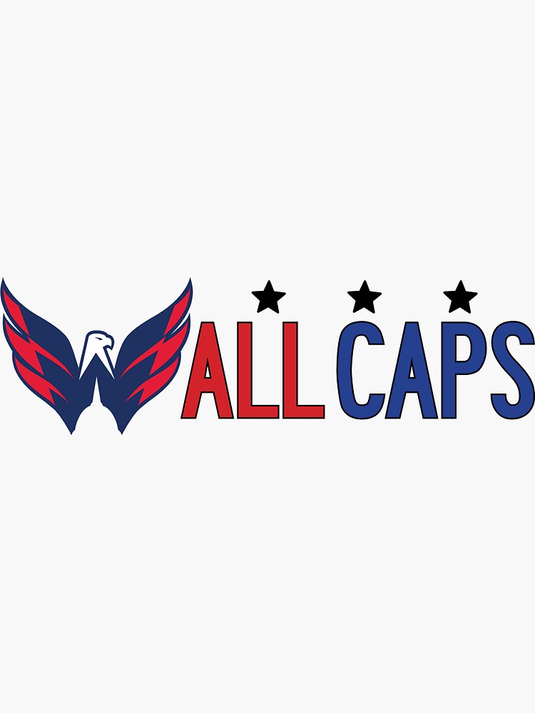ALL CAPS Washington Capitals Sticker By Reillyg26 Redbubble all-caps-washington-capitals-sticker-by-reillyg26-redbubble