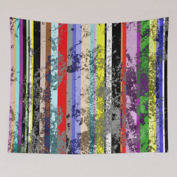 Item preview, Textured Colourful Stripes designed and sold by Printpix.
