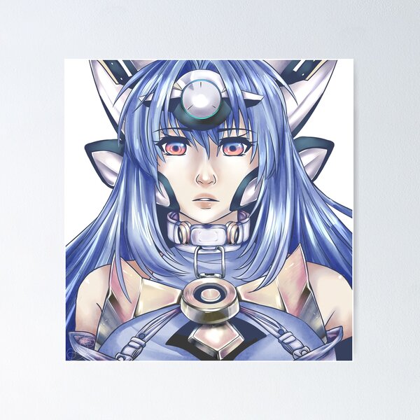 kos-mos and kos-mos re: (xenoblade chronicles and 2 more) drawn by latte