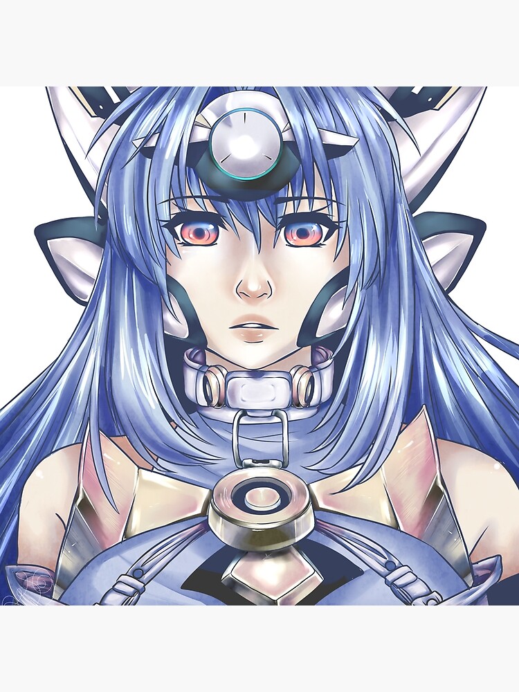 KOS-MOS (Xenoblade Chronicles 2) Clock by VelvetZone