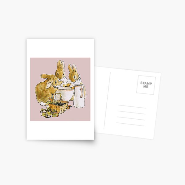 Item preview, Flopsy, Mopsy and Cotton-tail Have Supper - Beatrix Potter designed and sold by forgottenbeauty.