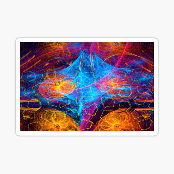 Nervous Neon Sticker