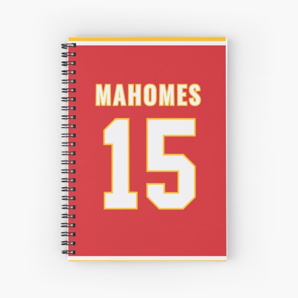 Patrick Mahomes - Kansas City Chiefs Spiral Notebook by Colleen