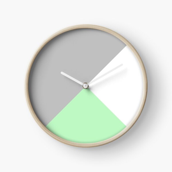Item preview, Tricolor Silver Gray Mint Green And White designed and sold by rewstudio.