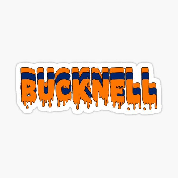 Bucknell Dripping Sticker By Sflissler Redbubble