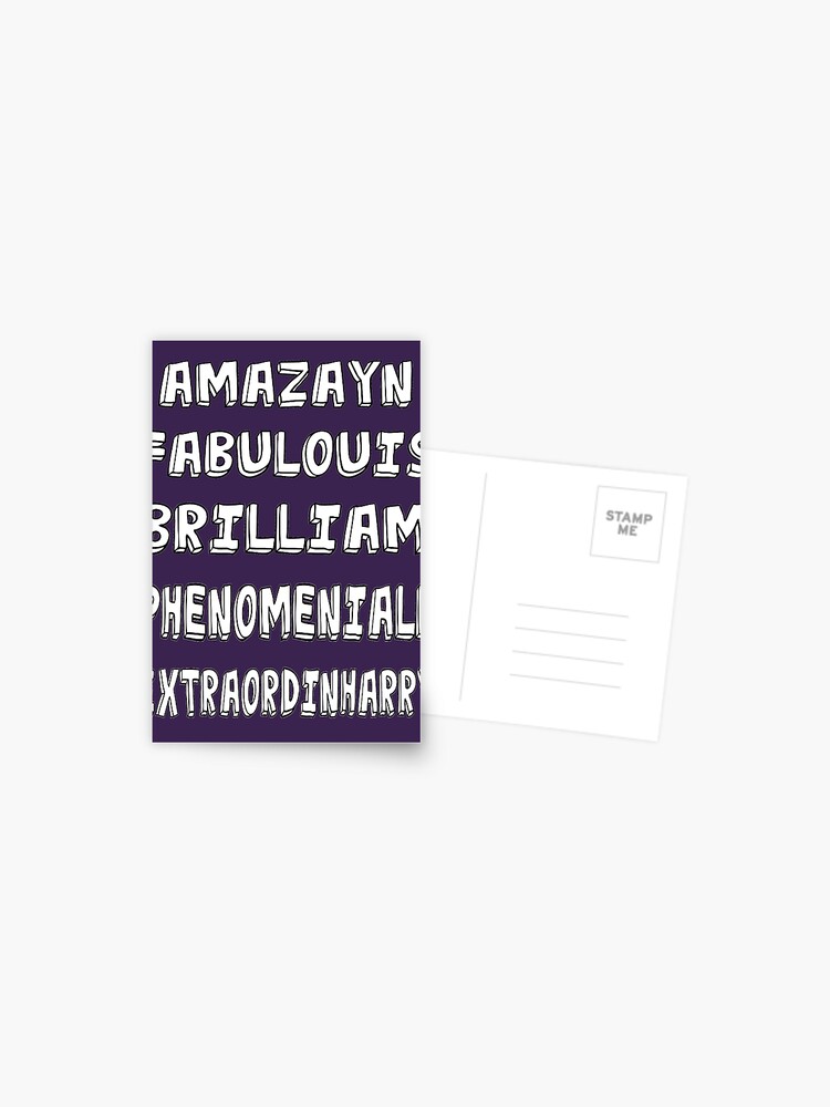 Phenomeniall Amazayn Fabulouis Brilliam Extraordinharry Postcard By Uzstore Redbubble