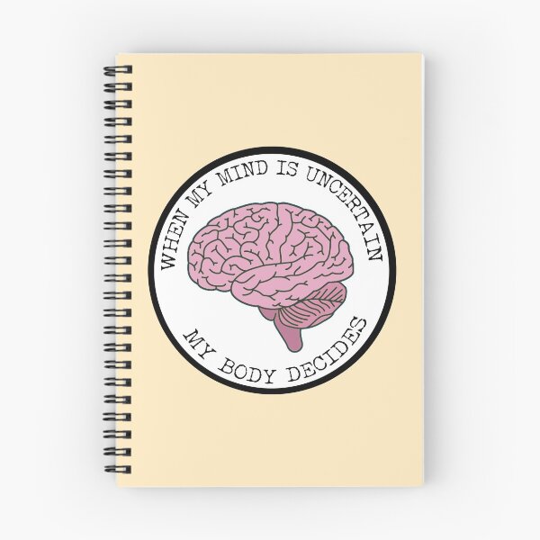 Item preview, When my mind is uncertain my body decides ( the front bottoms ) designed and sold by Jilly Rose Ink.